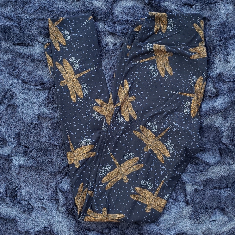 Lularoe dragonfly leggings
